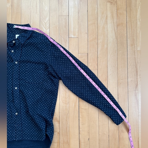 Men’s Taylor Stitch California Shirt in Indigo Blue Pyramid Small 38 - Picture 5 of 8